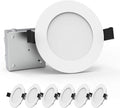 12Pack 6 Inch 12W 80W Eqv 800 Lm Dimmable Ultra Thin LED Recessed Lighting (5000K) D906