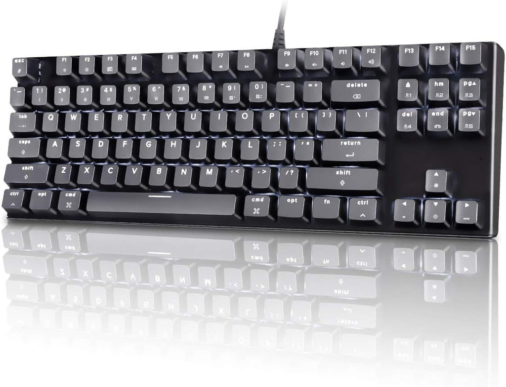 87 Key Wireless Mechanical Gaming Keyboard with Red Switches Z6483