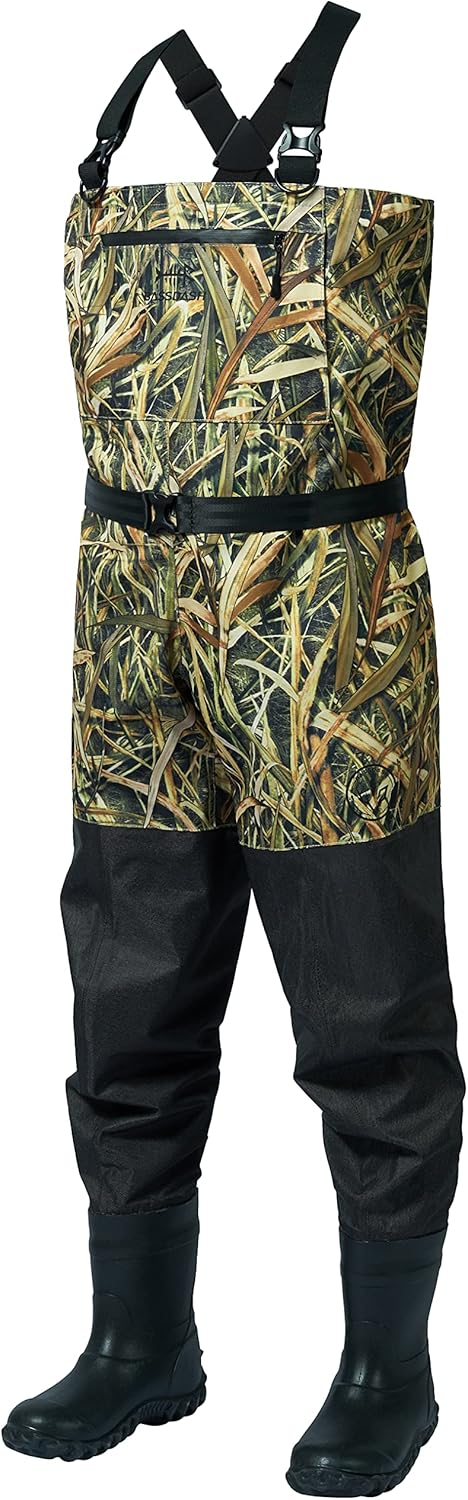 Grey Camo Chest Wader G521