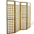 4-Panel Solid Acacia Wood Room Divider P9814