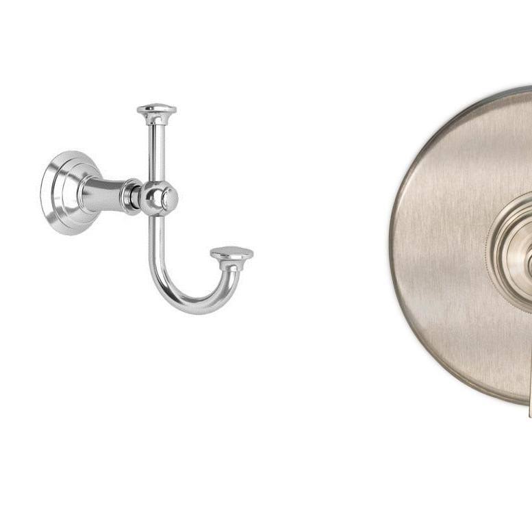 Satin Nickel Double Robe Hook X1818
