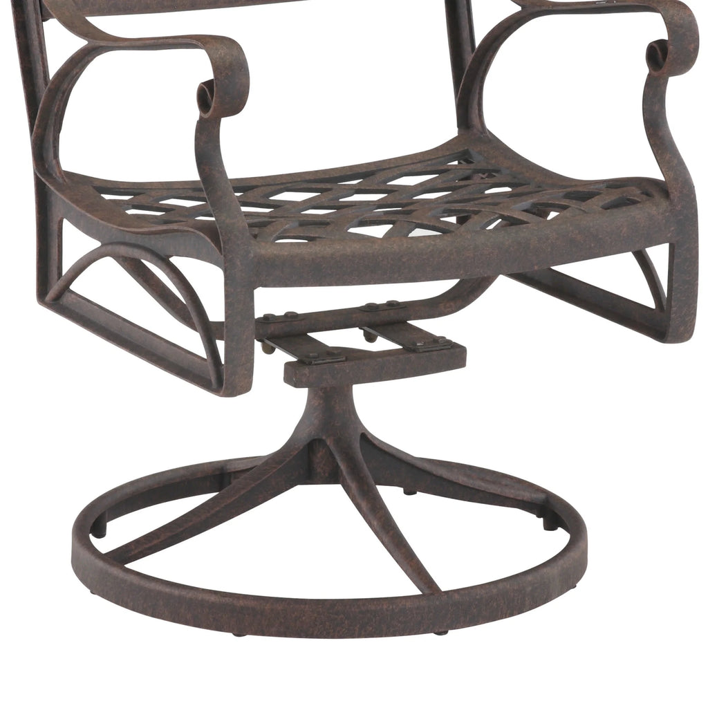 Bronze Outdoor Swivel Rocking Chair F635