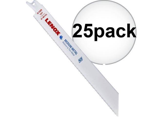 8 in. Bi-Metal Reciprocating Saw Blade 18 TPI 25 Pk R640