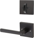 Iron Black Square Interior Dummy Handleset Trim Pack of 2 D54906