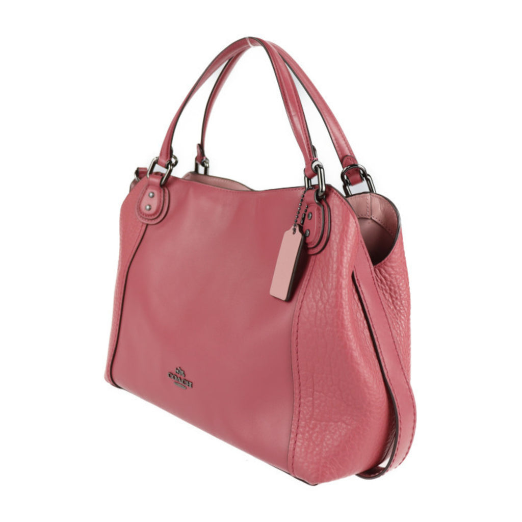 Pink Leather 2WAY Shoulder Bag A1738