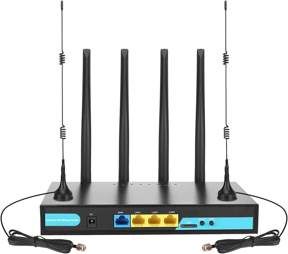 4G LTE Router with SIM Card Slot, Unlocked WiFi Router with External Antennas G986