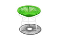 Lime Green Acapulco Chair with White Side Table or Ottoman G741