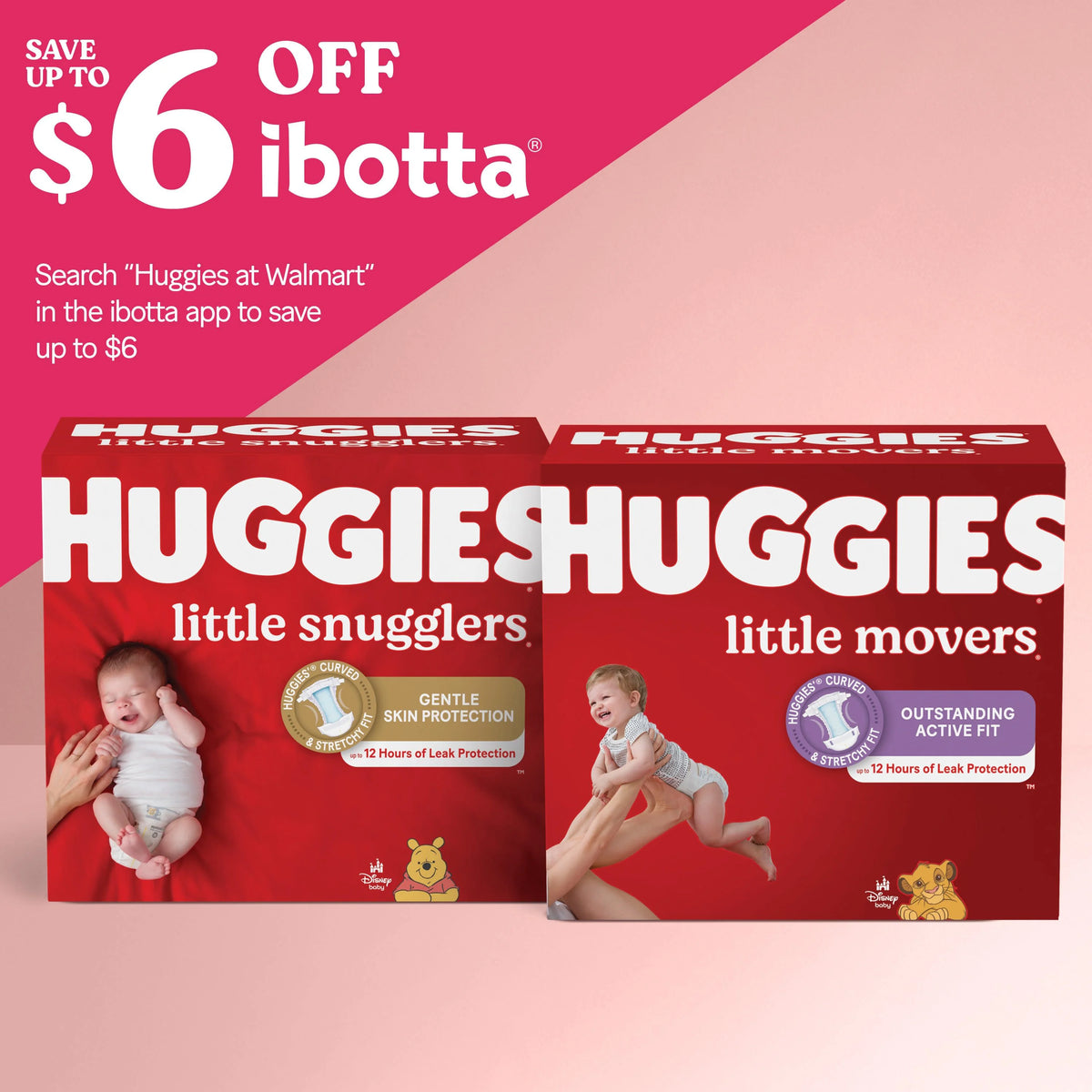 Huggies Little Movers Baby Diapers, Size 4, 22 Ct H1687