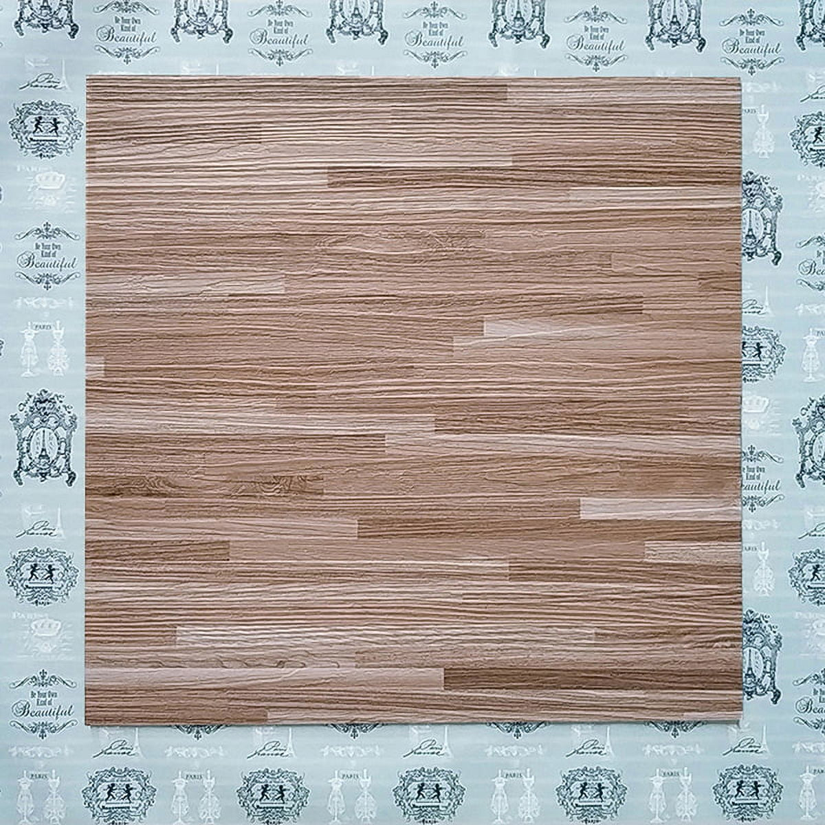 Dollhouse Miniature PVC Imitation Wood Grain Floor N21022