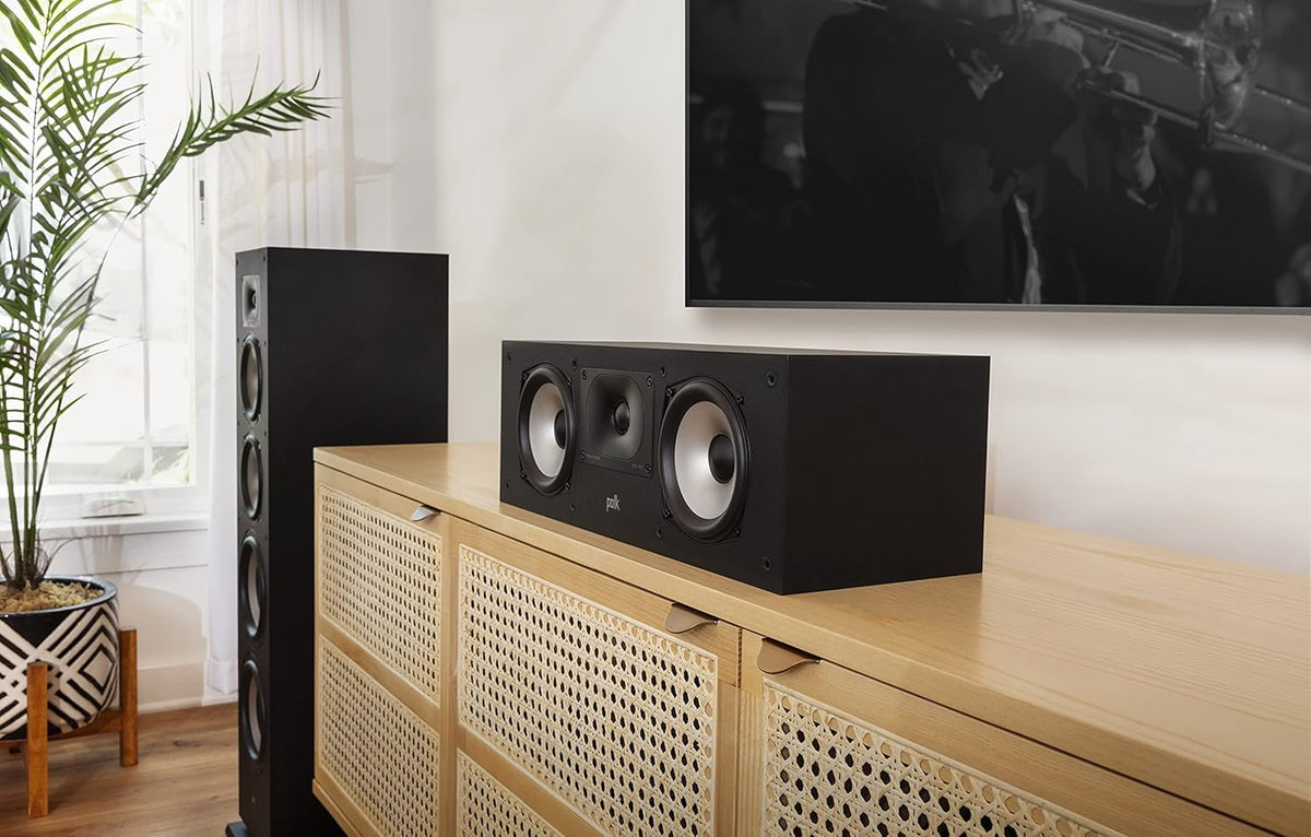 Compact Center Channel Speaker, Midnight Black I47864