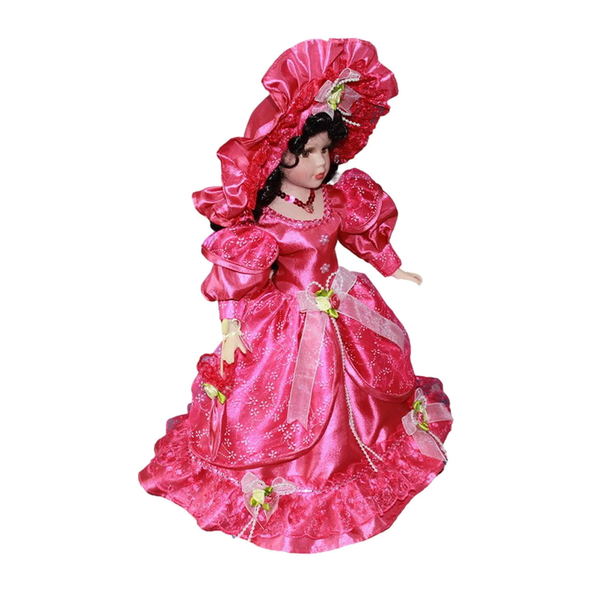 Pink Ceramic Doll Porcelain Figures K278