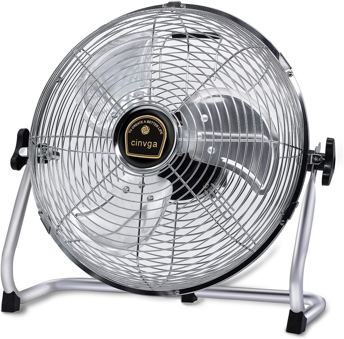 Cordless Rechargeable Floor Fan with USB Output P70216