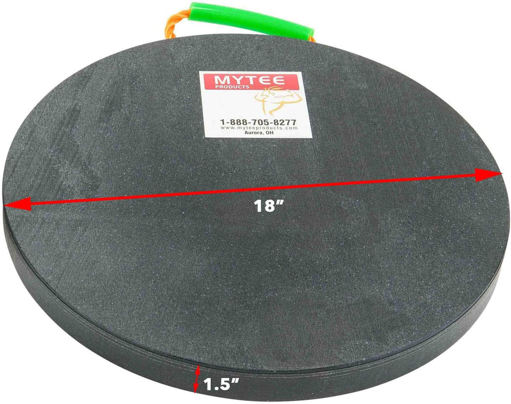Round Outrigger Pad 18" Diameter, 1.5" Thick, 50,000 lbs WLL, 2 Pack I864540