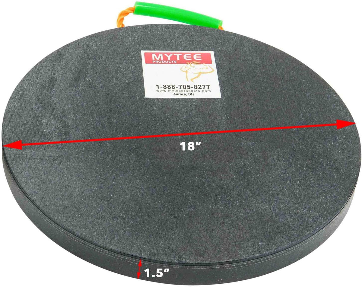 Round Outrigger Pad 18" Diameter, 1.5" Thick, 50,000 lbs WLL, 2 Pack I864540