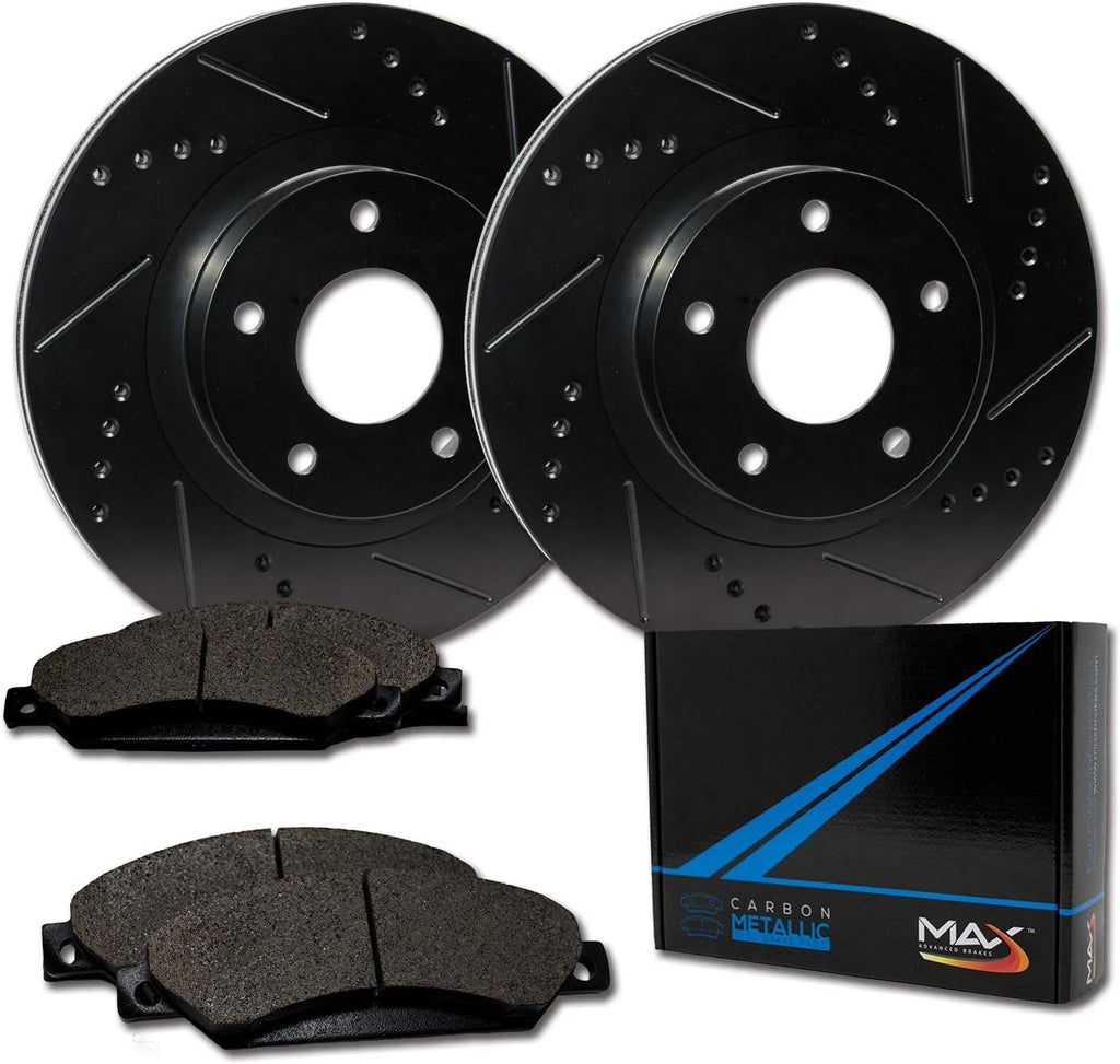 Premium OE Rotors with Carbon Metallic Pads Pack of 2 E886707