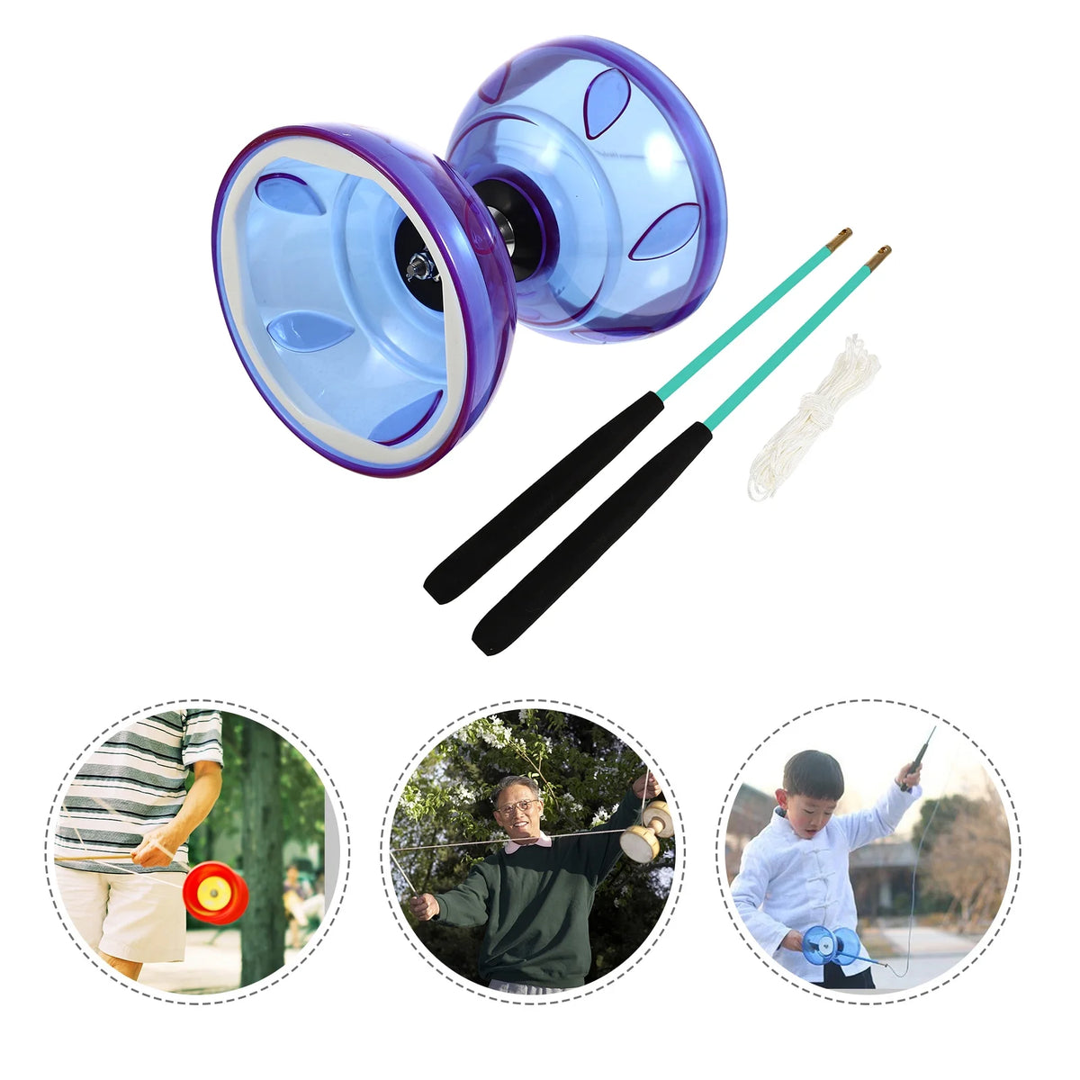 Chinese Yoyo Diabolo Toy Q174
