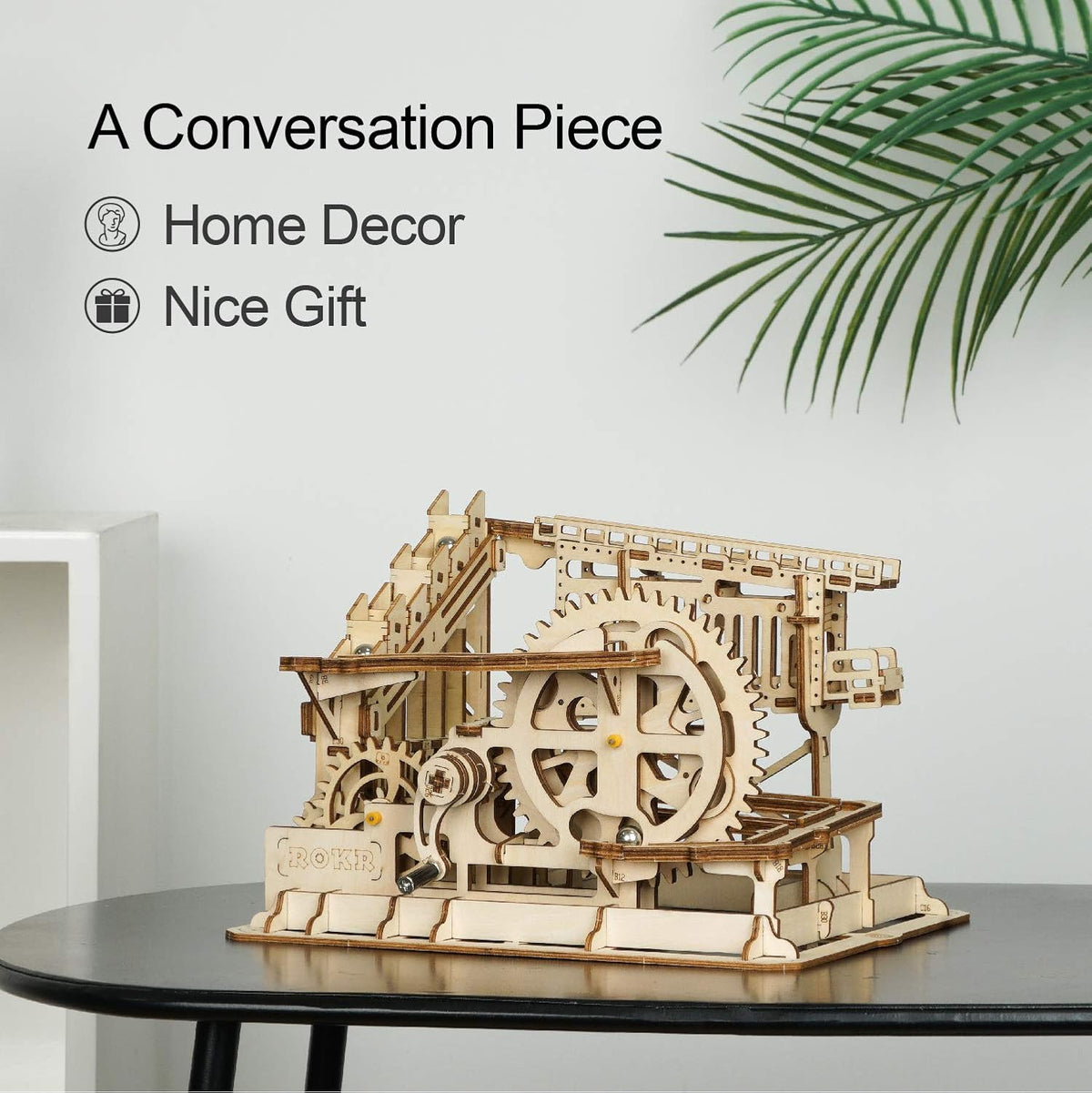 3D Wooden Puzzle Marble Run Model Building Kits Mechanical Puzzle Toy Pack of 2 H71766