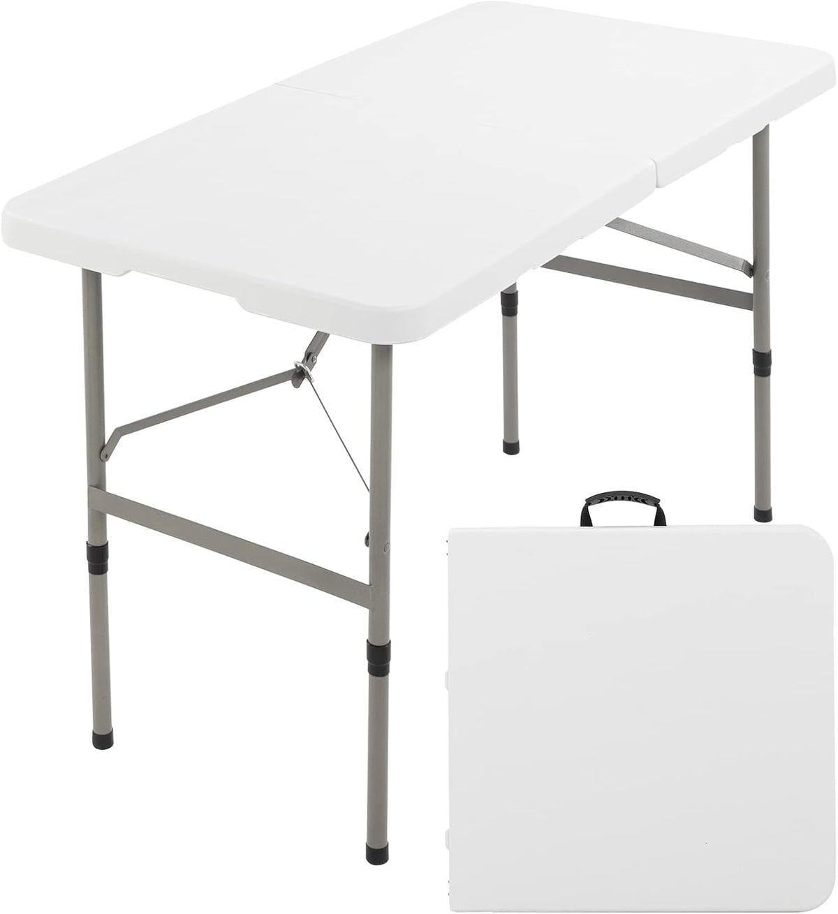 White Granite 32 Round Folding Plastic Table G309