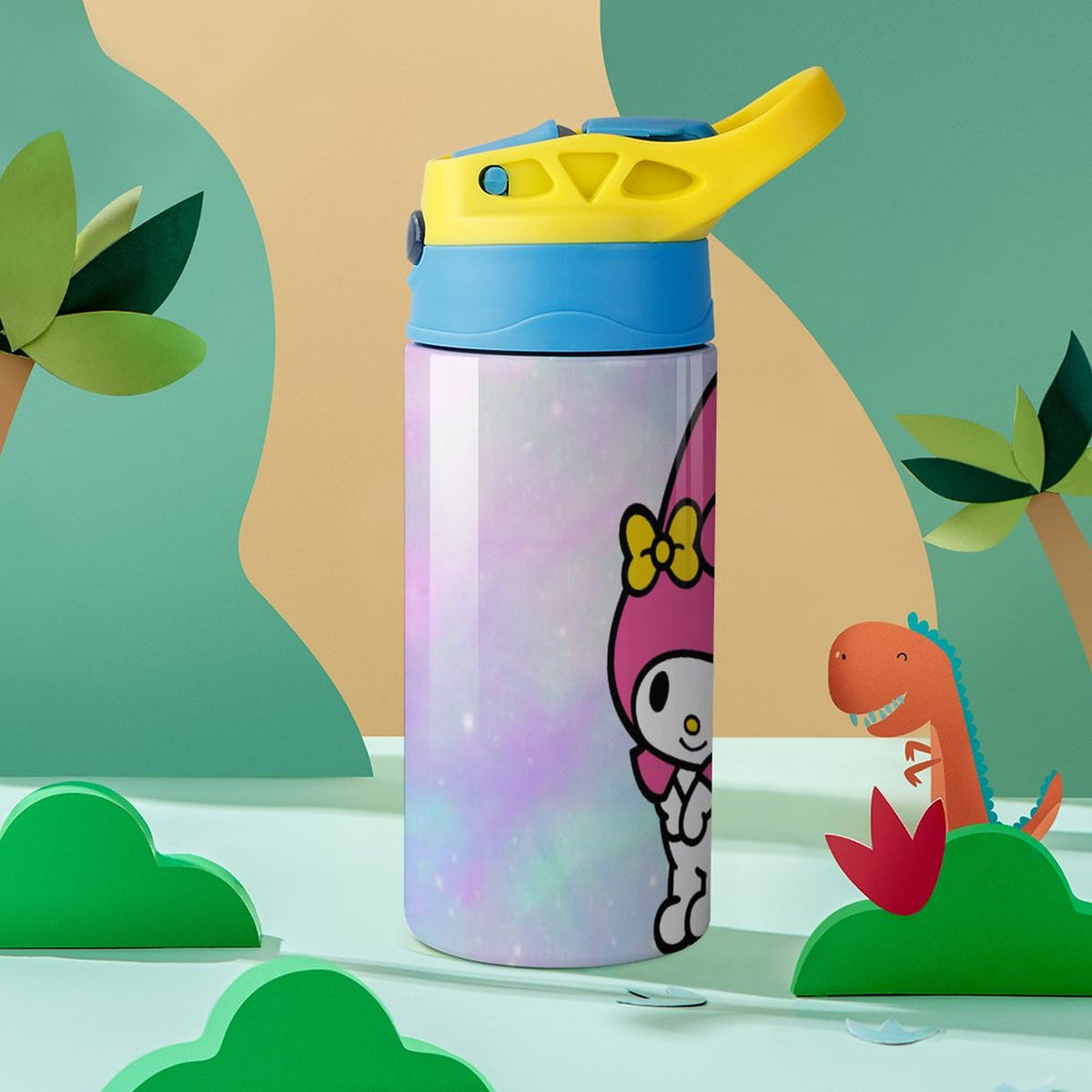 My Melody Children's Water Bottle Vacuum Insulated Stainless Steel Cup With Straw F400166