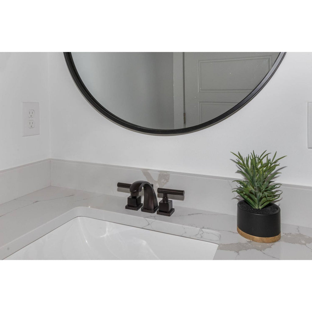 Oil Rubbed Bronze Mini Widespread Lavatory Faucet with Pop-Up E578