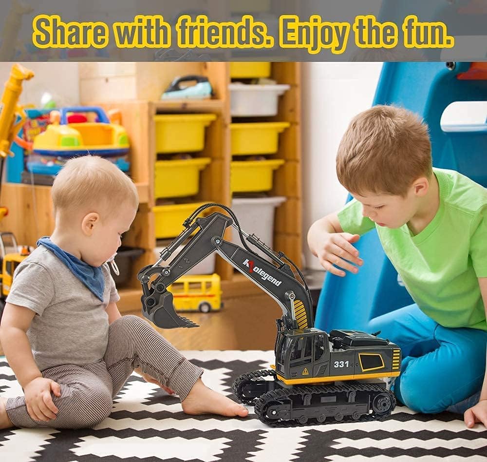1/18 Scale Remote Control Excavator Toy J468