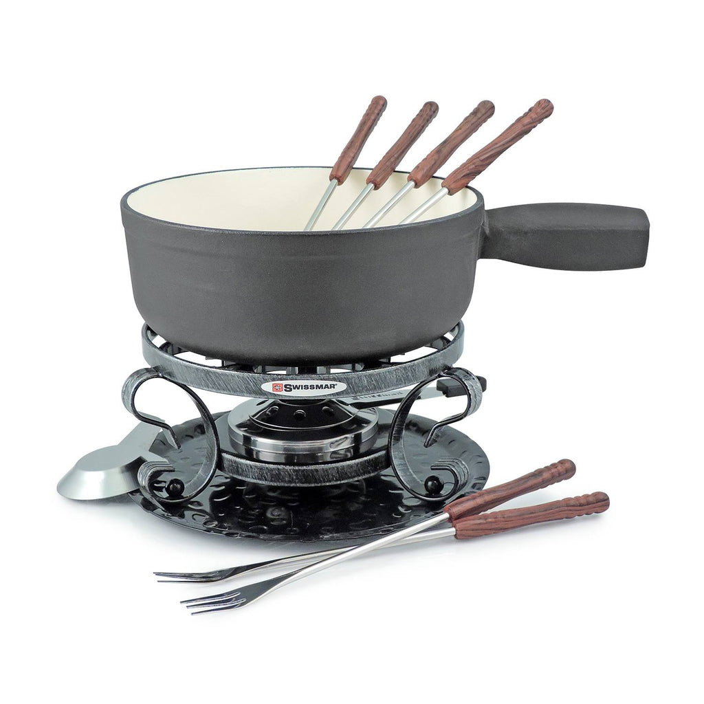 9 Piece Cast Iron Fondue Set N89508