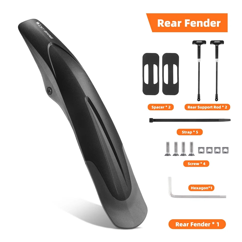 Quick Release Universal Mudguard for 26-29in Bikes V4687