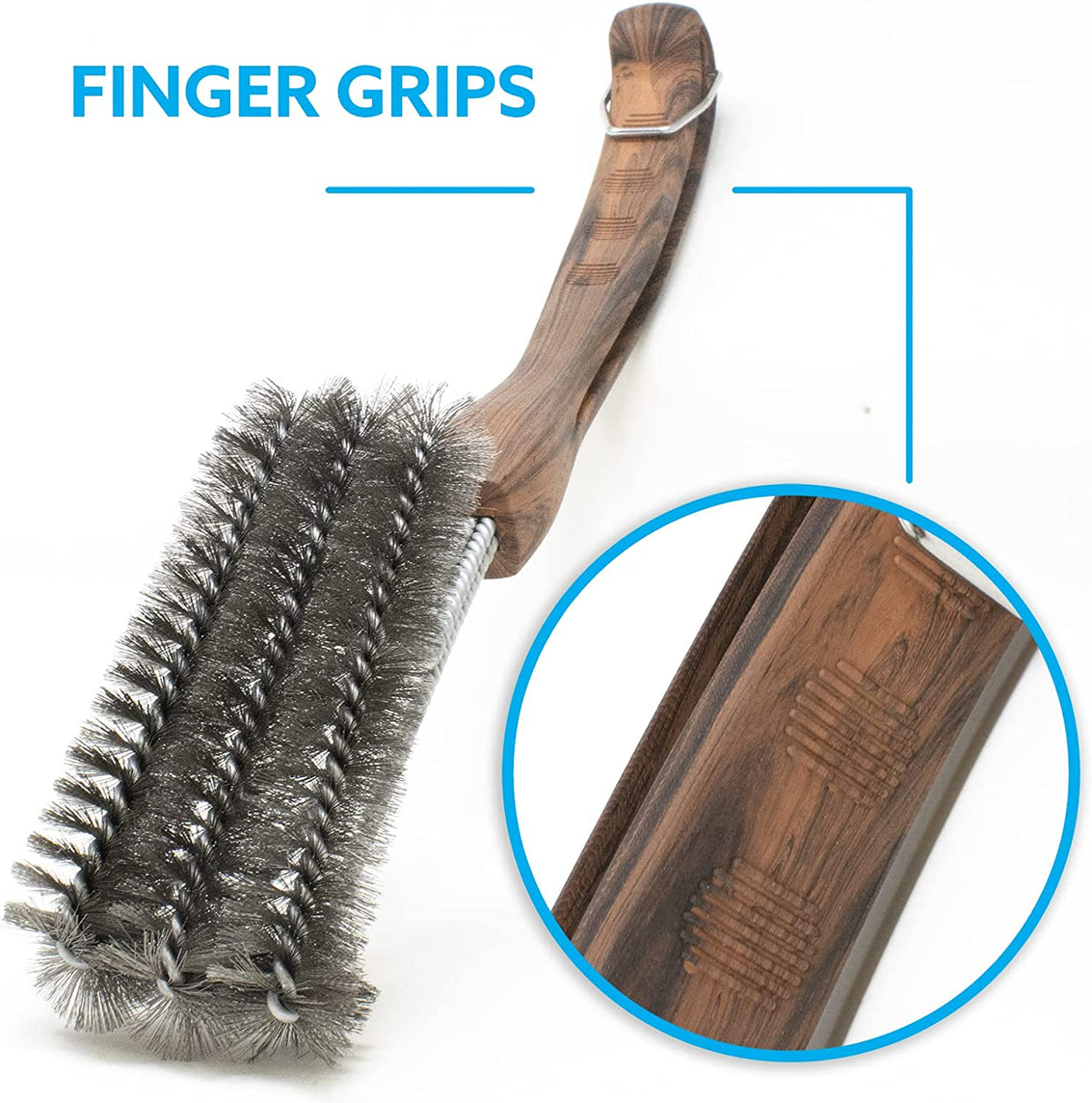 18" Wood Grain Grill Brush E3969
