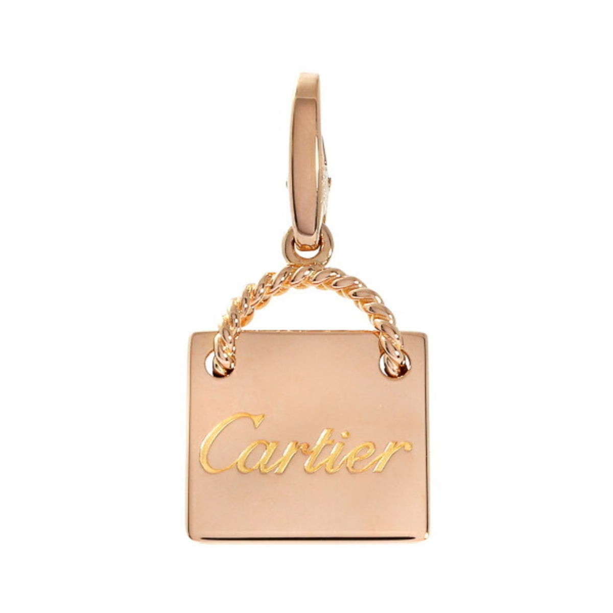 Pink Gold Charm Shopping Bag L5813