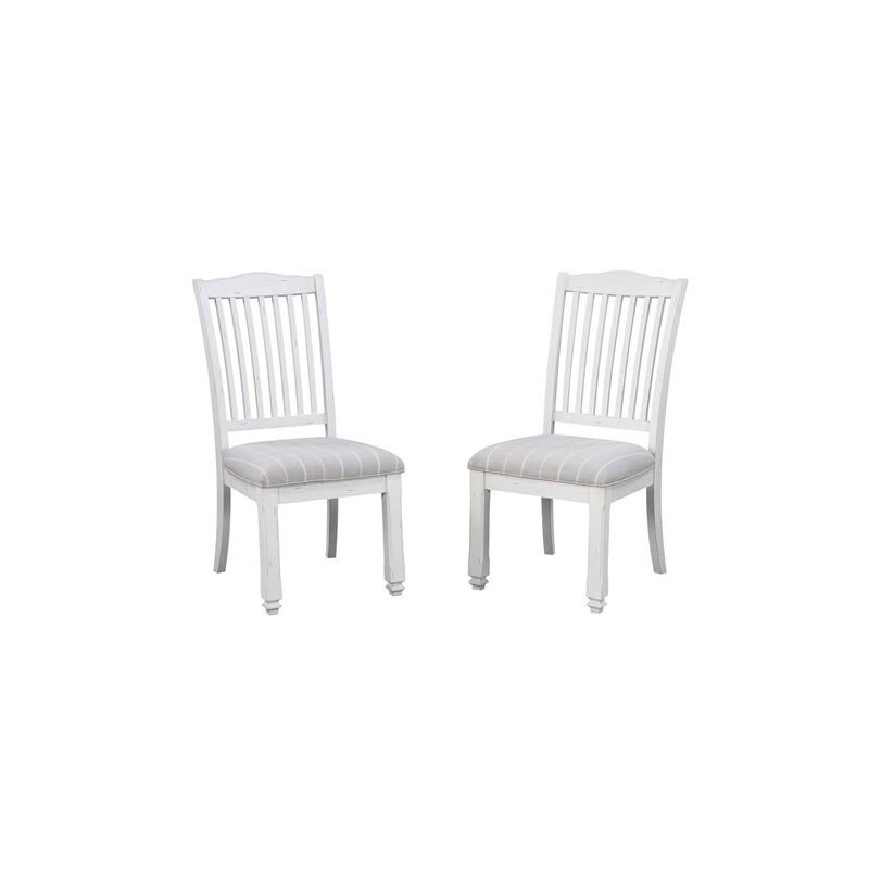 Gray and White Dining Chair Set of Two I7412