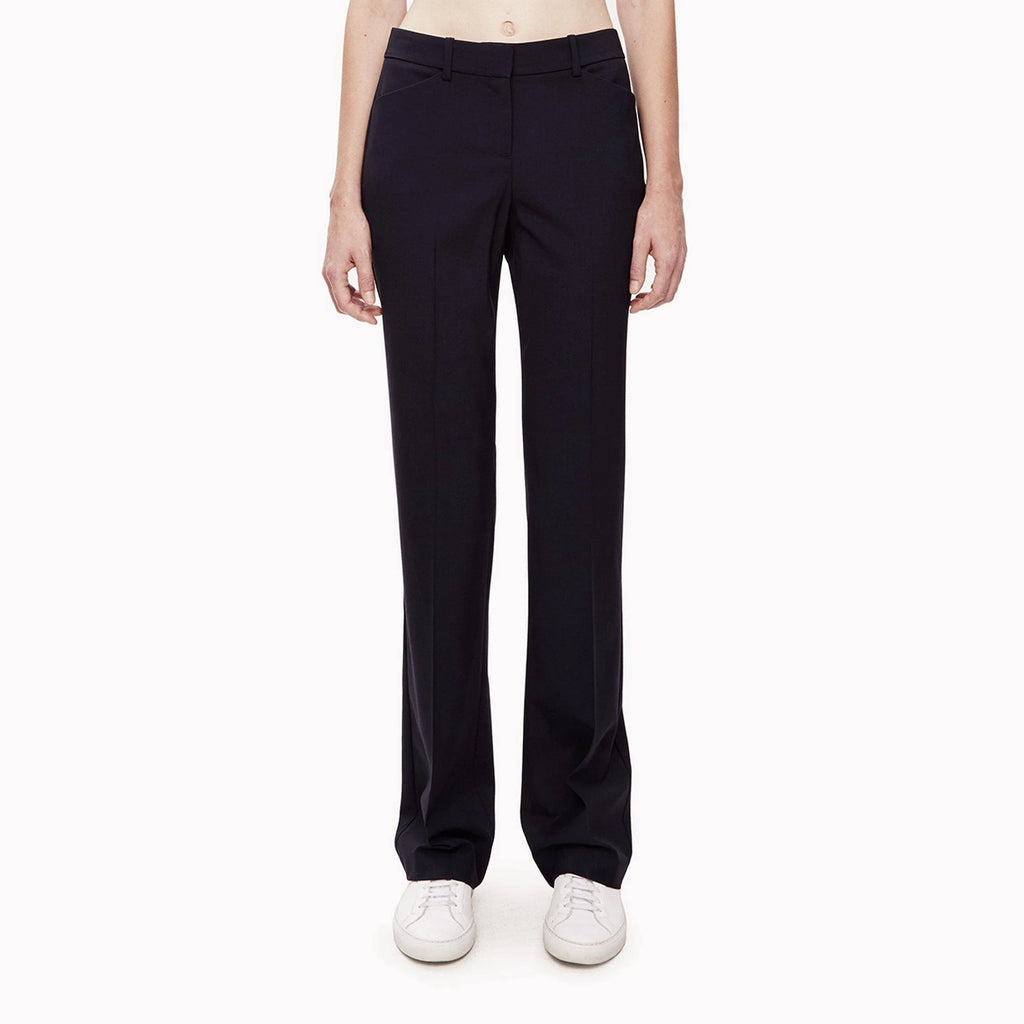 Stretch Wool Relaxed Straight Pant L62411