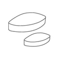 PTFE-Coated Magnetic Stirrer Bar, 5 Piece Z253