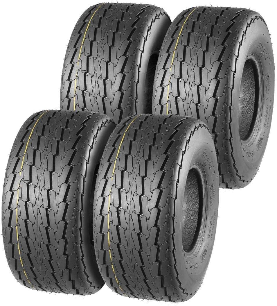 Boat Trailer Tires 18.5X8.50-8 6PR Load Range C, Set of 4 L8407