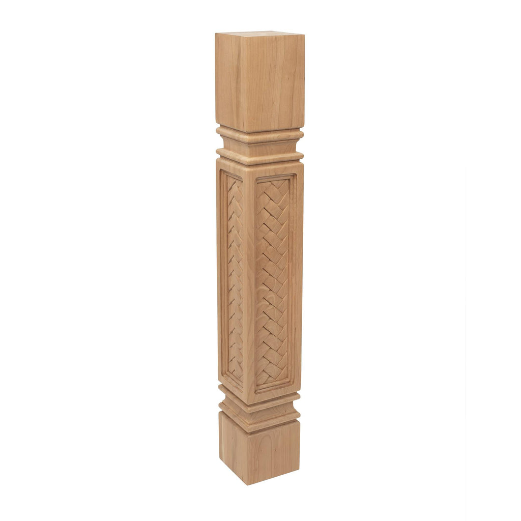 Unfinished Solid Cherry Kitchen Island Leg O369971