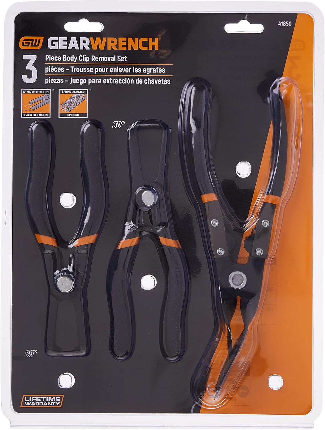 3 Pc Body Clip Plier Set X50056
