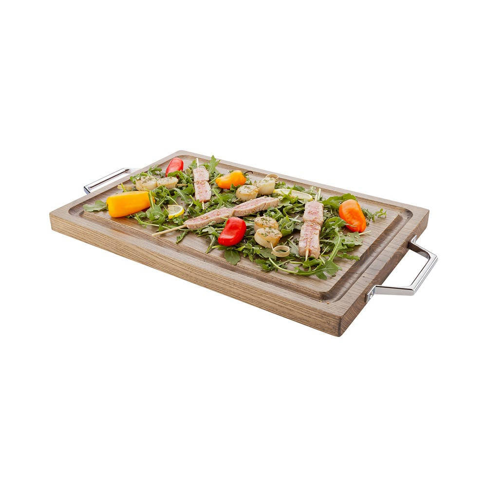 Platinum Ash Wood Serving and Cutting Board 21.5 Inches C19834