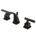 Oil Rubbed Bronze Mini Widespread Lavatory Faucet with Pop-Up E578