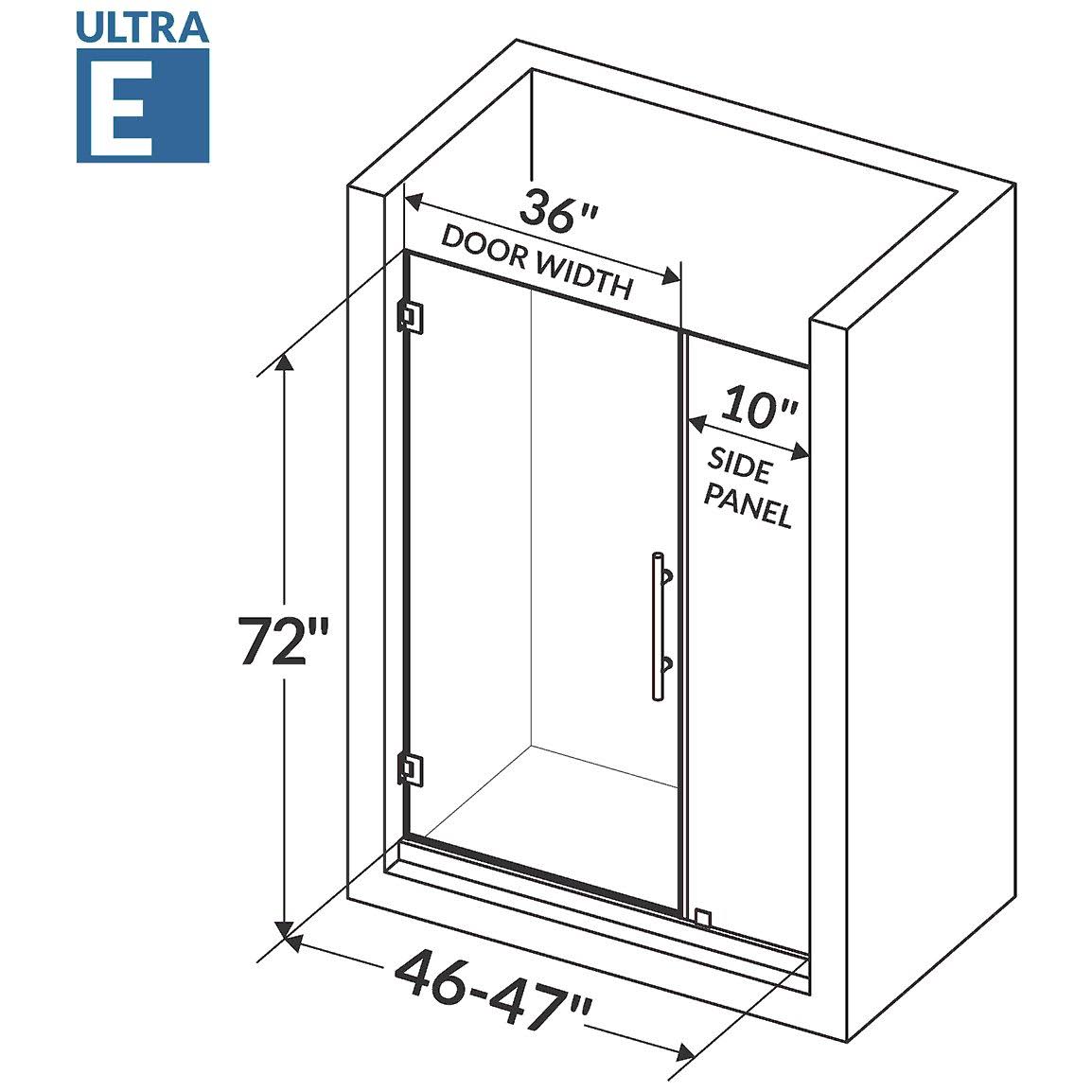 Swing-Out Shower Door O44205
