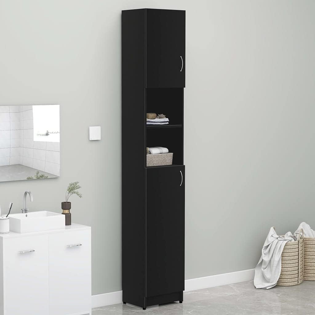 Black Bathroom Cabinet U345953