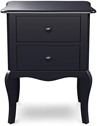 Traditional Wood 2-Drawer Nightstand in Espresso D179596