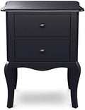 Traditional Wood 2-Drawer Nightstand in Espresso D179596