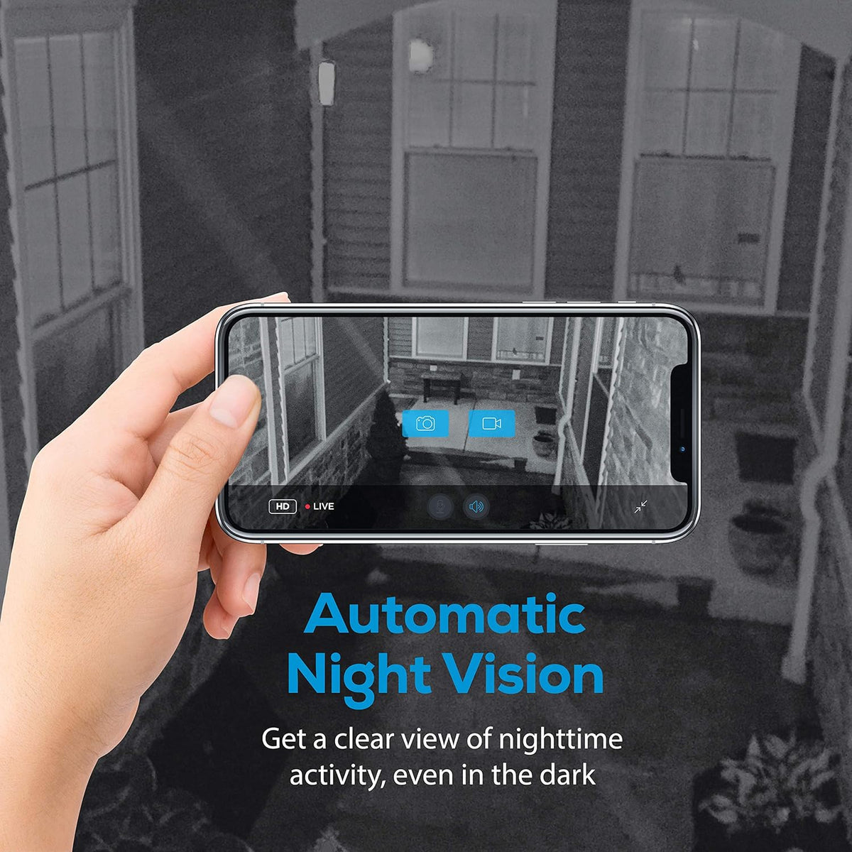 Smart Wifi Doorbell with HD Camera, Night Vision, and Motion Sensor C39262