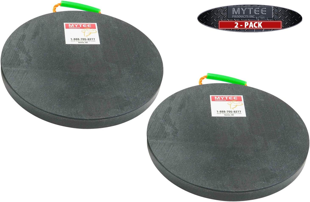 Round Outrigger Pad 18" Diameter, 1.5" Thick, 50,000 lbs WLL, 2 Pack I864540