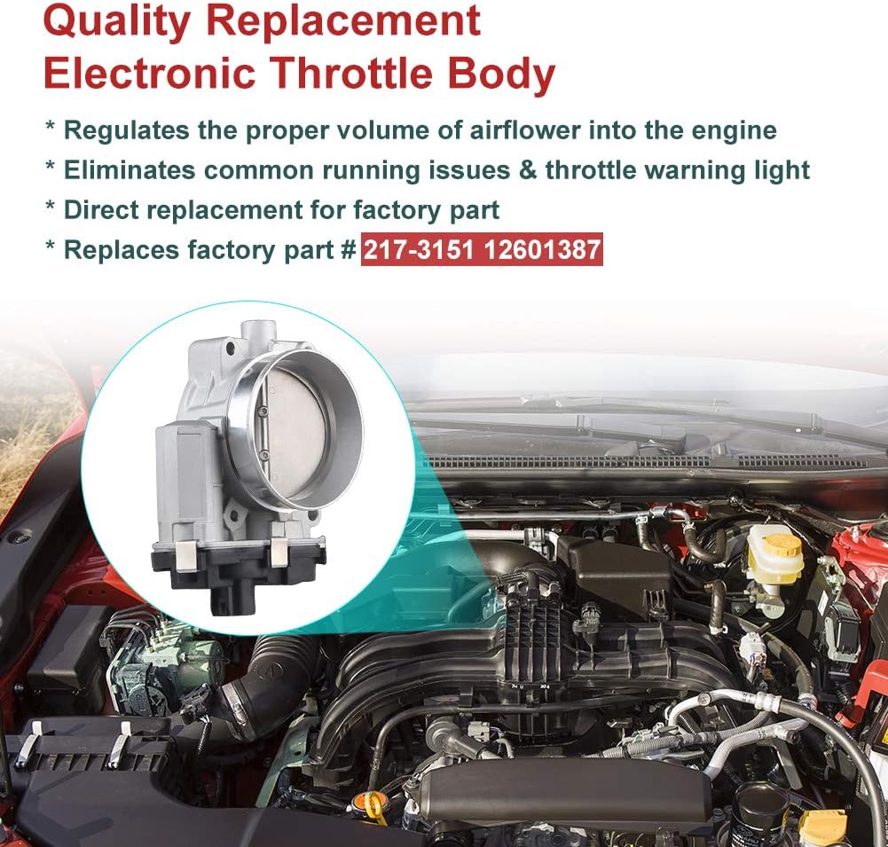 Electronic Throttle Body Assembly Pack of 2 O333