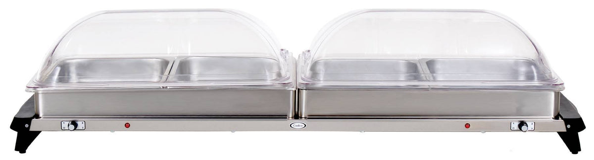 Jumbo Buffet Server with Rolltop Lids S683