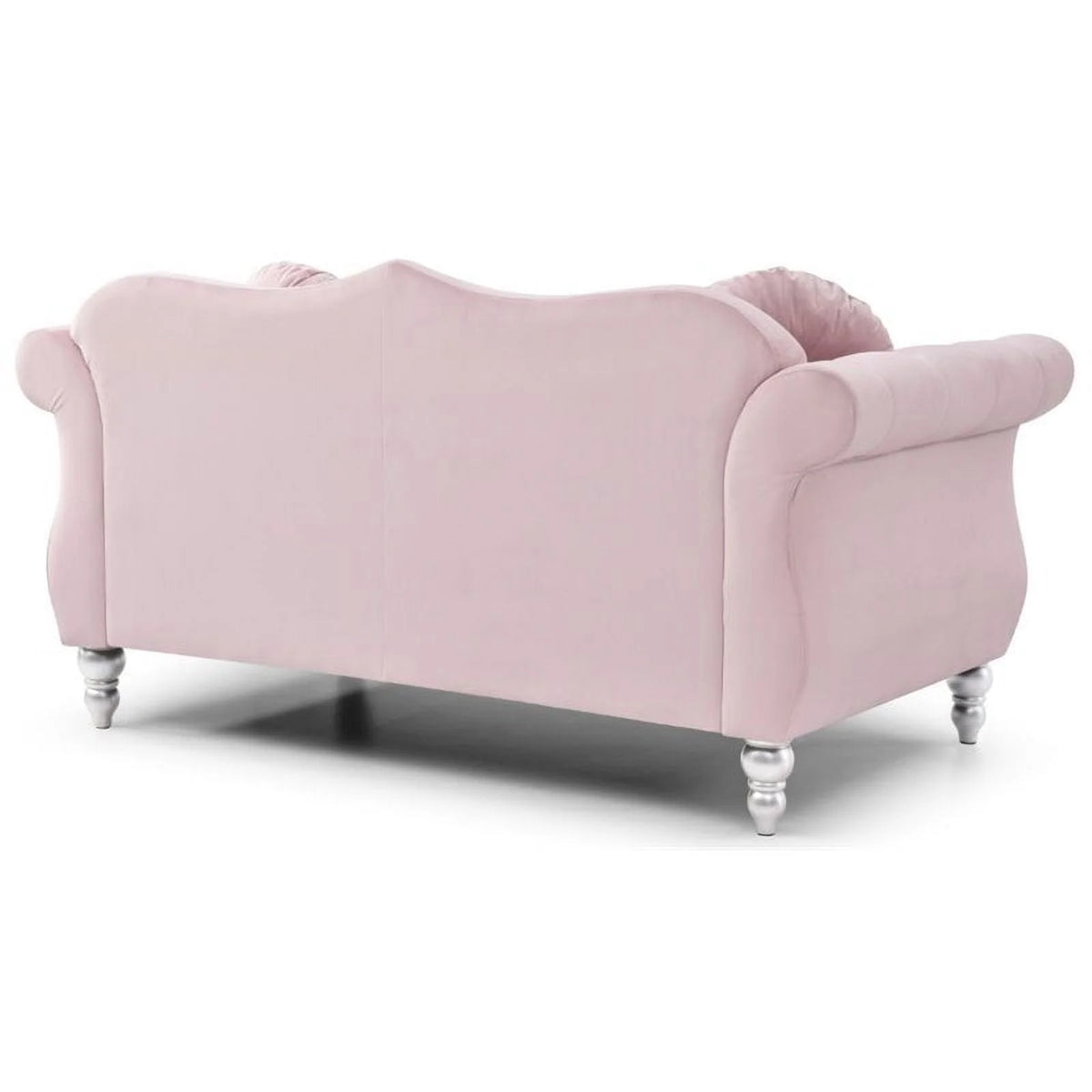 Pink 2-Piece Sofa and Loveseat Furniture Set D583
