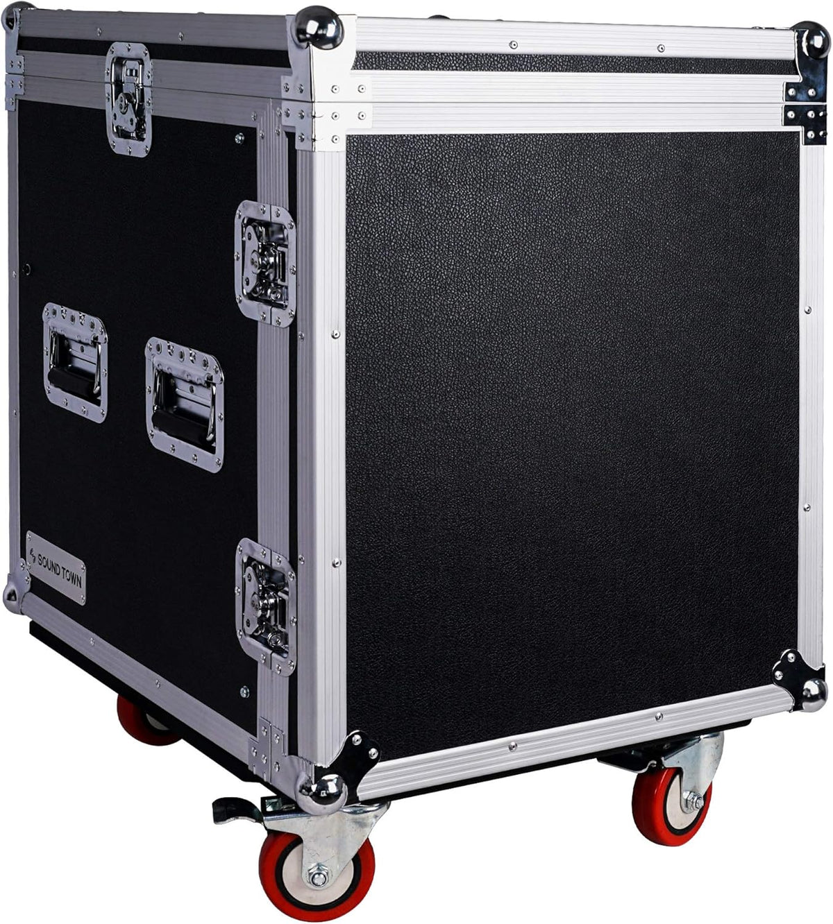 12U Slant Mixer Top Rack Case with Casters A185