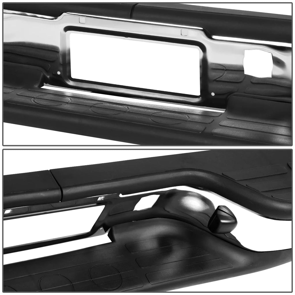 Carbon Steel Rear Step Bumper with License Plate Light Y687786