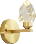 Crystal Gold Wall Sconce, K9 Crystal Wall Mounted Light X524