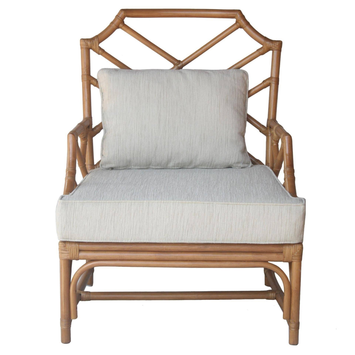 Rattan Accent Arm Chair, Canary Brown L5513